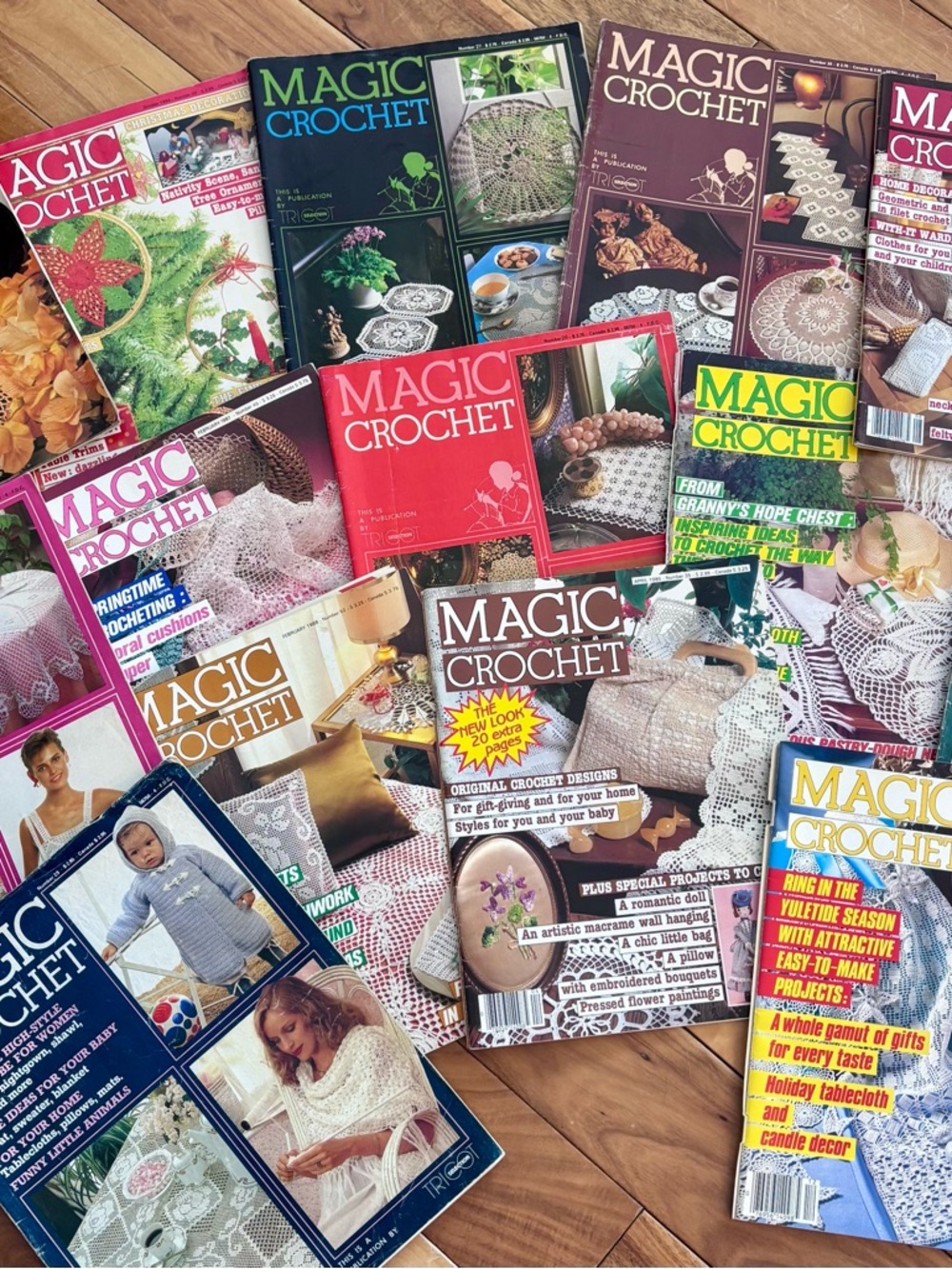 Vintage Magic Crochet magazine bundle.